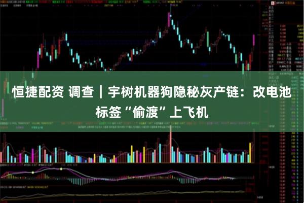 恒捷配资 调查|宇树机器狗隐秘灰产链:改电池标签“偷渡”上飞机